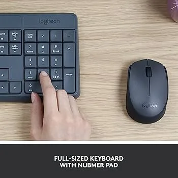 COMBO TECLADO/RATON LOGITECH MK235 INALAMBRICO - foto 4