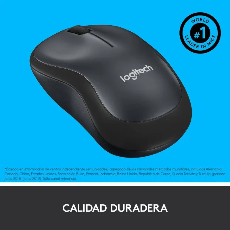 RATON LOGITECH M220 SILENT INALAMBRICO NEGRO - foto 4