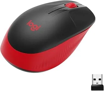 RATON LOGITECH M190 INALAMBRICO NEGRO/ROJO - foto 3