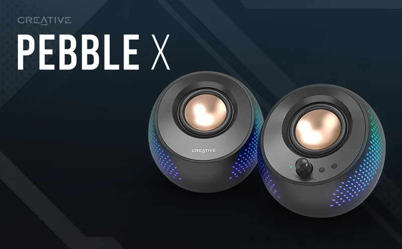 Creative Labs Altavoces Creative Pebble X 2.0 BT Negro RGB - foto 3