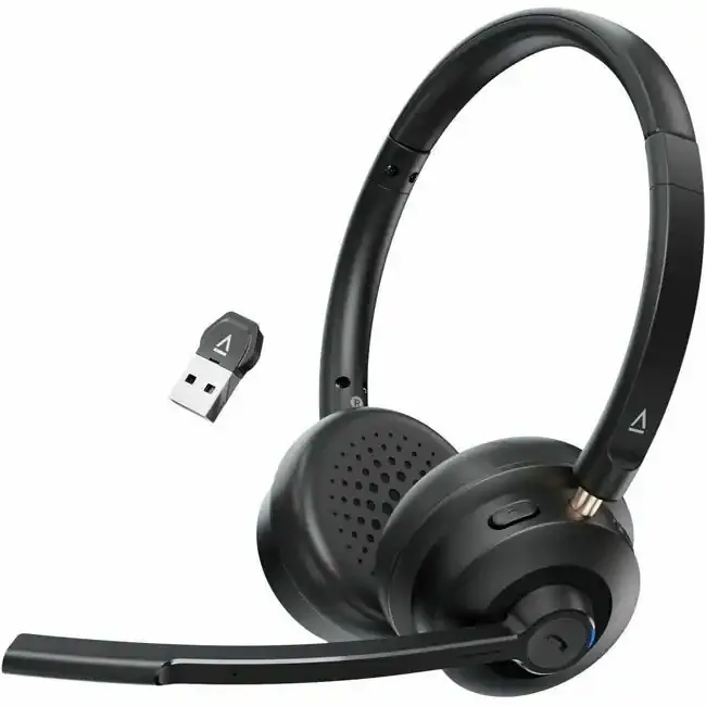 AURICULARES C/MICROFONO CREATIVE CHAT WIRELESS NEGRO