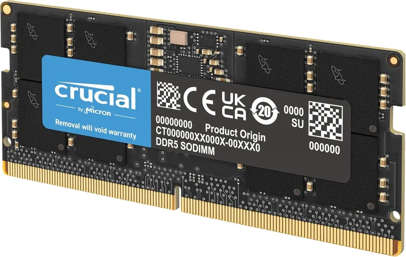 MEMORIA CRUCIAL SO-DIMM DDR5 16GB 5600MHZ CL40