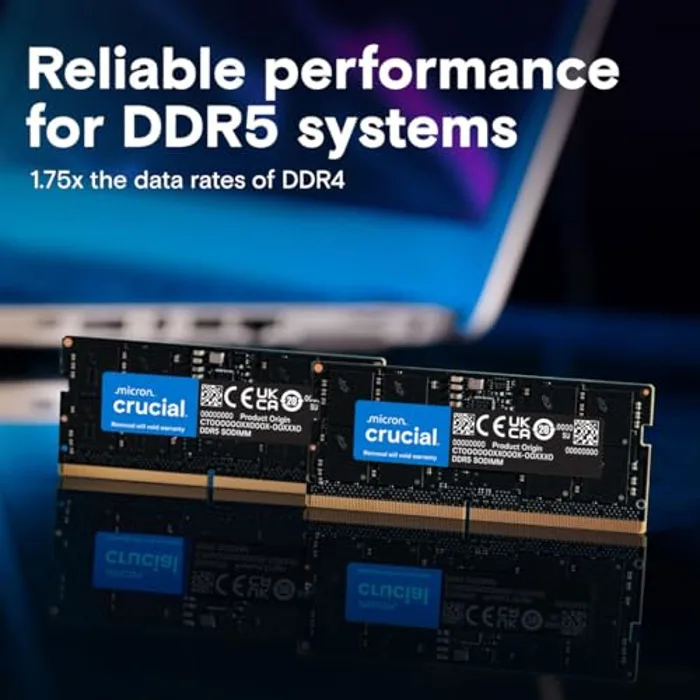 Memoria Crucial So-dimm DDR5 16GB 5600MHZ Cl40 - foto 2