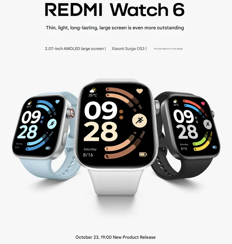SMARTWATCH XIAOMI REDMI WATCH 6 LITE STEEL GRAY