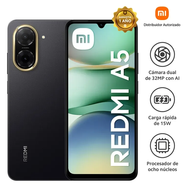 SMARTPHONE XIAOMI REDMI A5 6.71" HD+ 4GB/128GB MIDNIGHT BLACK