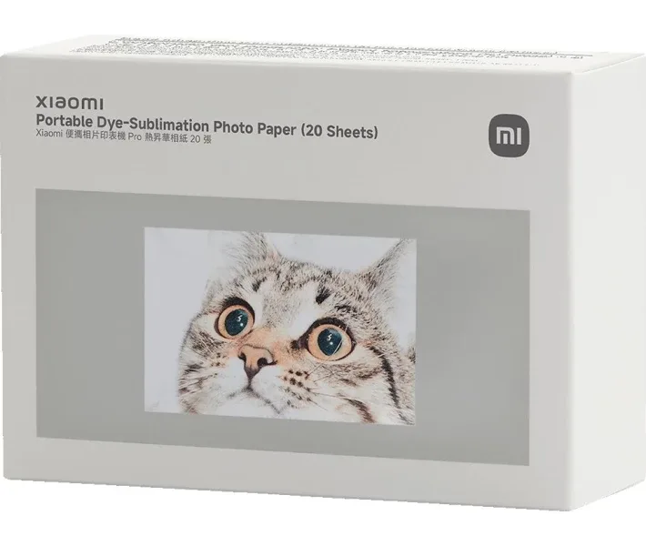 PAPEL IMPRESORA XIAOMI MI PORTABLE DYE-SUBLIMATION PHOTO PAPER (20 UND)