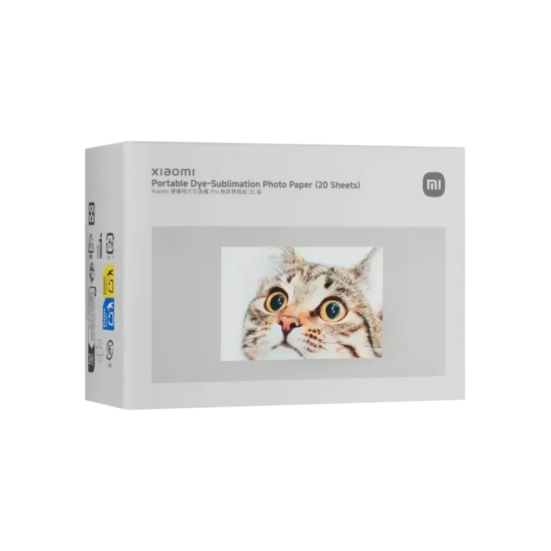 Papel Impresora Xiaomi MI Portable Dye-sublimation Photo Paper (20 Und) - foto 2