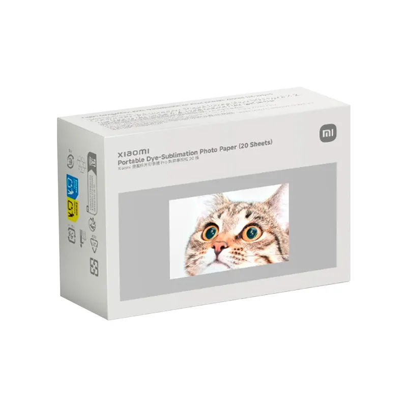 Papel Impresora Xiaomi MI Portable Dye-sublimation Photo Paper (20 Und) - foto 4