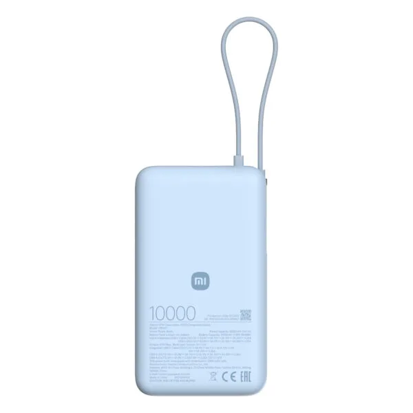 POWERBANK XIAOMI POWER BANK 67W 10000MAH (INTEGRATED CABLE) ICE BLUE - foto 2