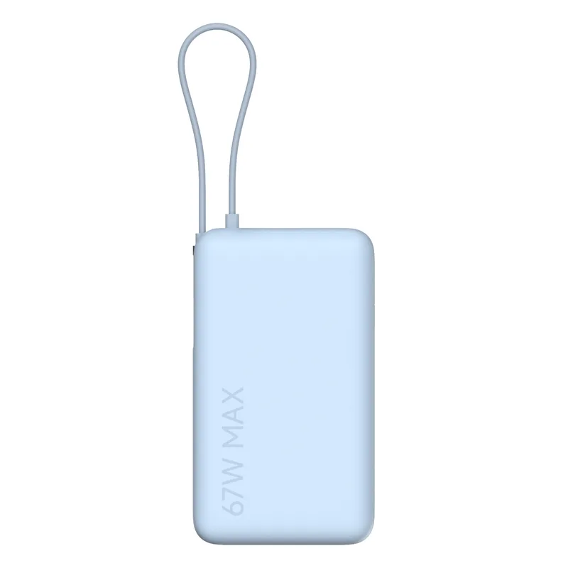 POWERBANK XIAOMI POWER BANK 67W 10000MAH (INTEGRATED CABLE) ICE BLUE - foto 4