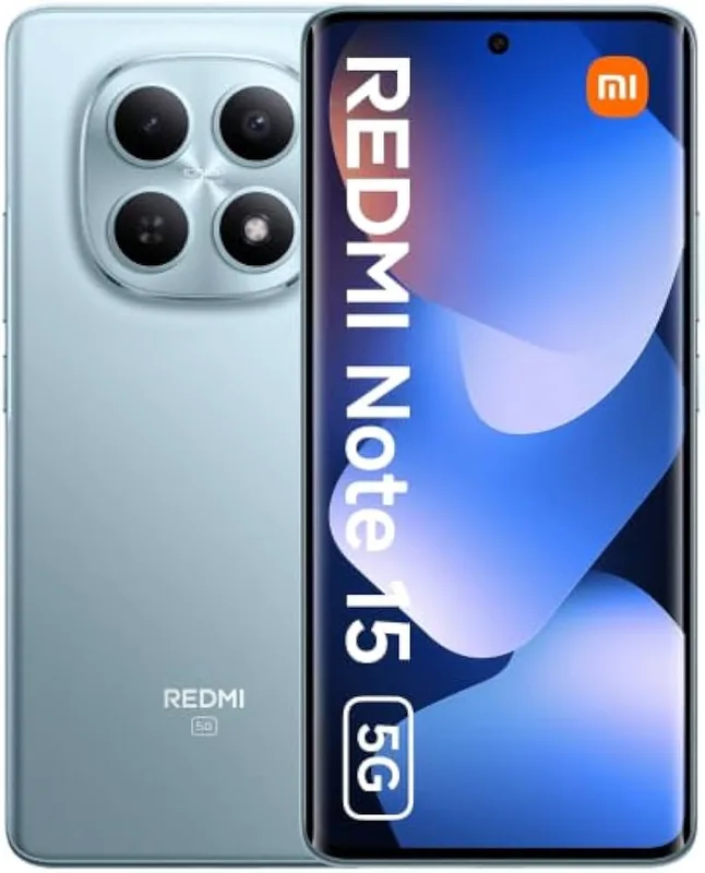 SMARTPHONE XIAOMI REDMI NOTE 15 5G 6,83 12GB RAM 512GB ROM GLACIER BLUE - foto 2