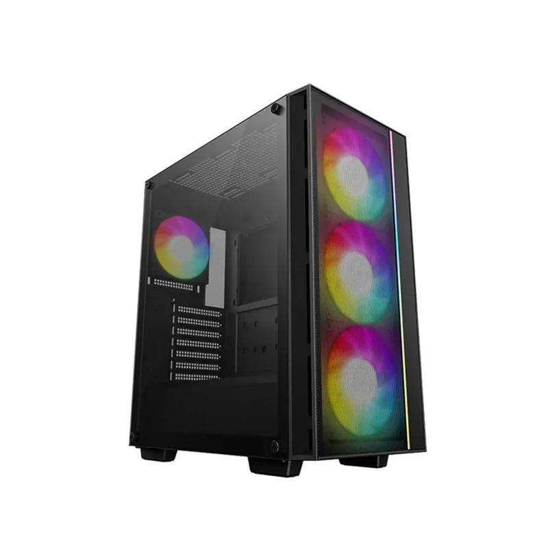 CAJA SEMITORRE/MICRO-ATX DEEPCOOL MATREXX 55 NEGRA RGB