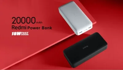 POWERBANK XIAOMI REDMI 18W FAST CHARGE POWER BANK 20000MAH BLACK - foto 4