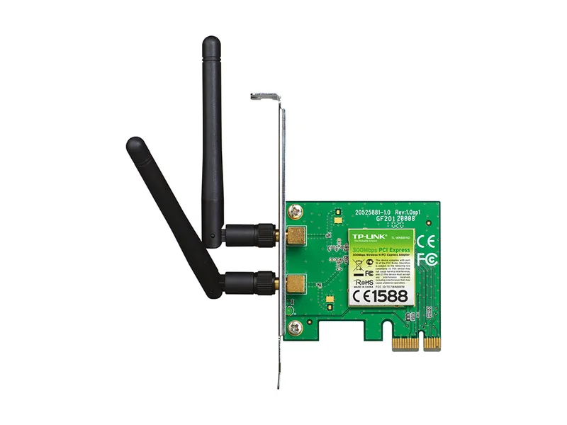 TARJETA RED WIFI TP-LINK TL-WN881ND PCI-E N/300MBPS 2ANTENAS - foto 2