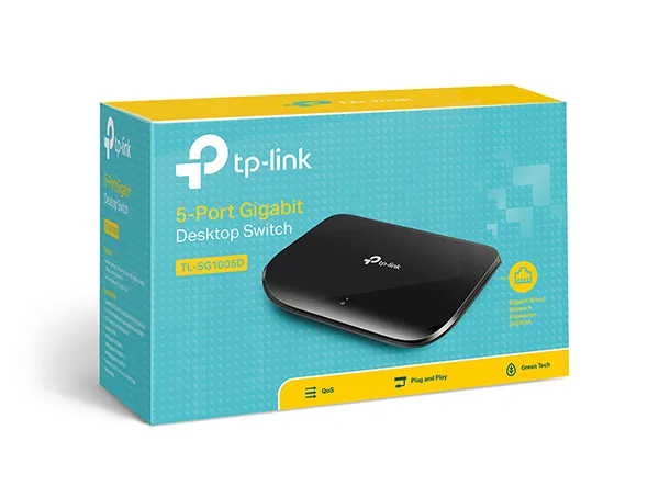 TPLINK SWITCH TP-LINK TL-SG1005D 5 Puertos 10/100/1000 - foto 2