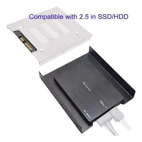 ADAPTADOR UNYKA DISCOS HDD/SSD - BAHÍA 2.5'' A 3,5''