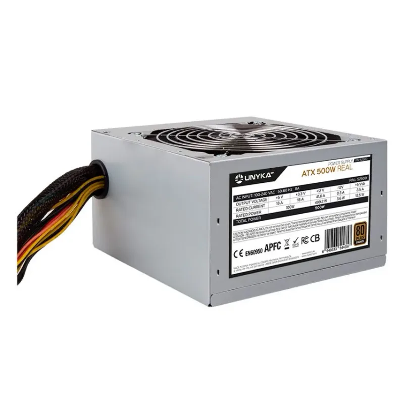 FUENTE ALIMENTACION 500W UNYKA 3SATA 12CM ATX - foto 4