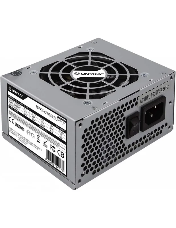 Fuente Alimentacion 450W Unyka 2SATA 8CM SFX - foto 4