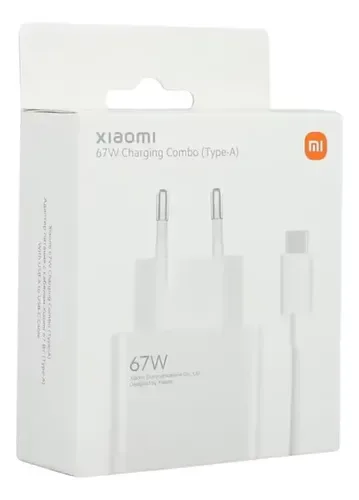 CARGADOR XIAOMI 67W HYPERCHARGING COMBO (TYPE-A) EU