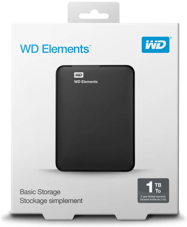 Disco Duro HDD Western Digital Externo 2.5 1TB ELEMENTS NEGRO - foto 4