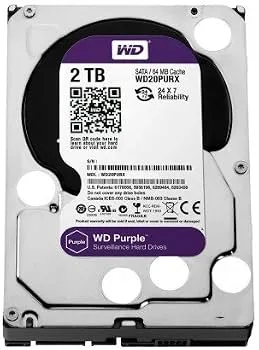 Disco Duro HDD Western Digital 3.5 1TB 5400RPM 64MB SATA3 PURPLE - foto 2