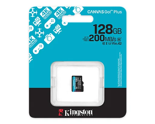 MICROSD KINGSTON 64GB CL10 CANVAS GO PLUS 4 - foto 3