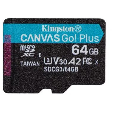 MICROSD KINGSTON 64GB CL10 CANVAS GO PLUS 4 - foto 4