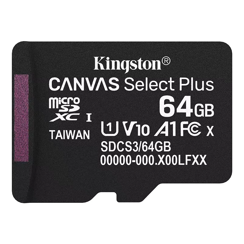 MICROSD KINGSTON 64GB CL10 CANVAS SELECT PLUS + ADAPTADOR - foto 4