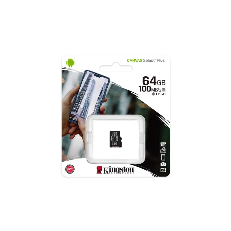 MICROSD KINGSTON 256GB CL10 CANVAS SELECT PLUS + ADAPTADOR - foto 2
