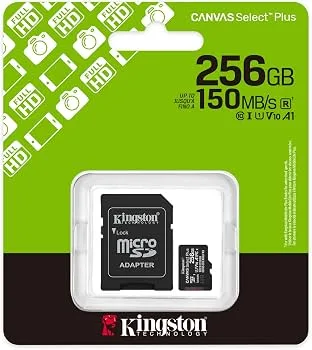 MICROSD KINGSTON 256GB CL10 CANVAS SELECT PLUS + ADAPTADOR - foto 3