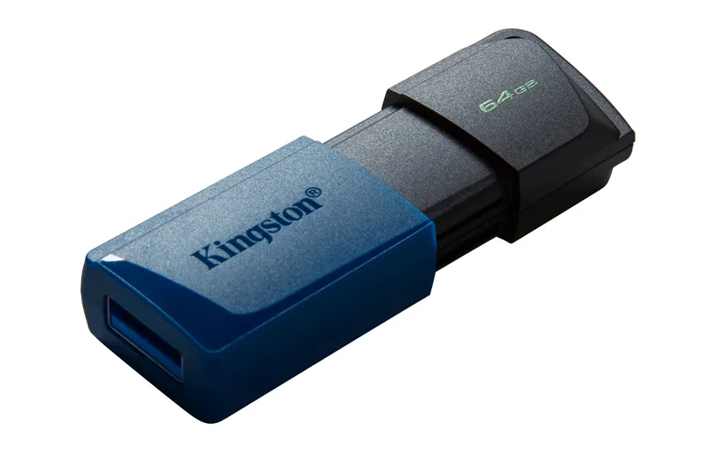 PENDRIVE KINGSTON 64GB USB3.2 EXODIA S NEGRO - foto 2