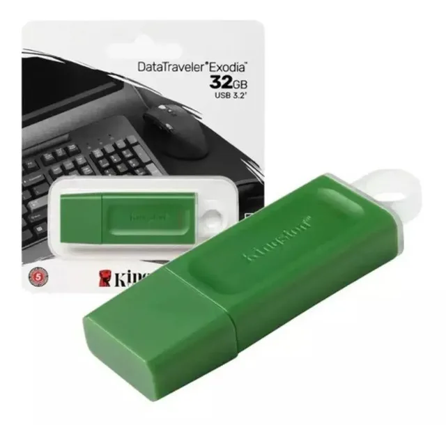 PENDRIVE KINGSTON 256GB USB3.2 EXODIA GEN2 NEGRO/VERDE - foto 3