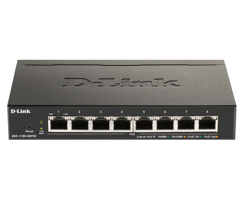 SWITCH D-LINK DGS-1008P 8PTOS 10/100/1000 - foto 2