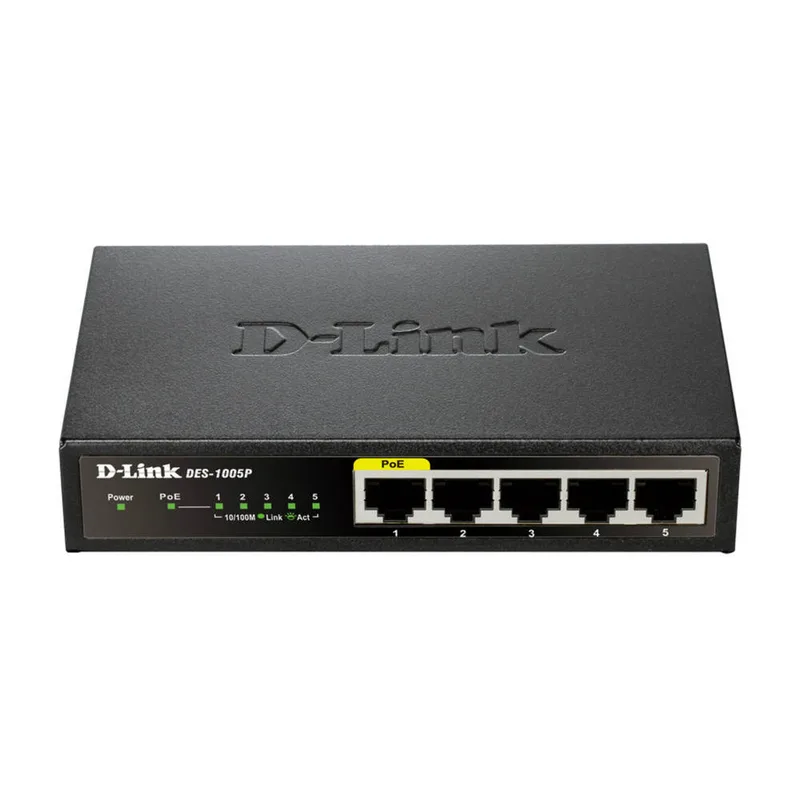 SWITCH D-LINK DGS-1005P 5PTOS 10/100
