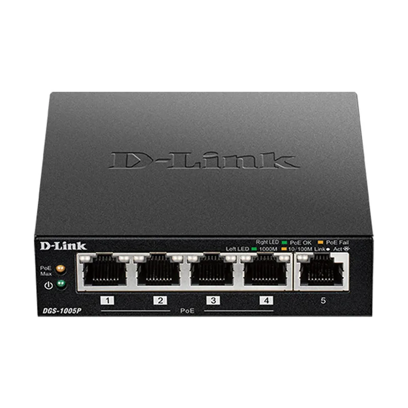 SWITCH D-LINK DGS-1005P 5 Puertos 10/100 - foto 2