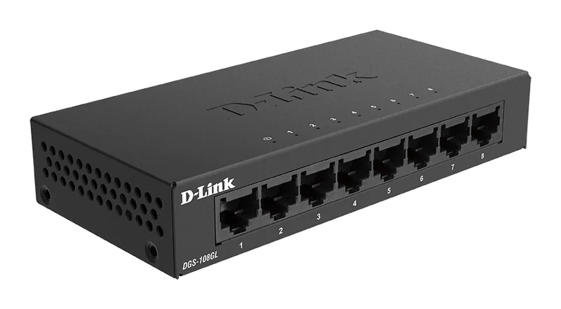 SWITCH D-LINK DGS-108GL 8PTOS 10/100/1000 - foto 2