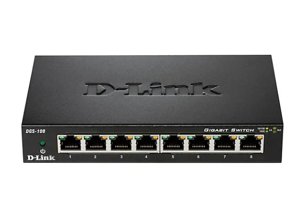 SWITCH D-LINK DGS-108GL 8PTOS 10/100/1000 - foto 4