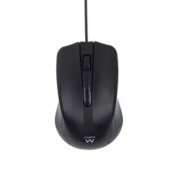 RATON EWENT EW3300 OPTICO 1000DPI USB NEGRO