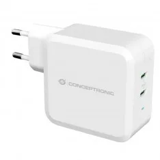 CARGADOR USB PARED EWENT EW1325 USB-C/USB-A 30W BLANCO - foto 2