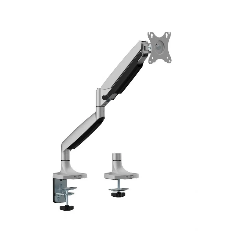 SOPORTE MESA MONITOR EWENT EW1527 HASTA 45  MAX.15KG 1 BRAZO PLATA