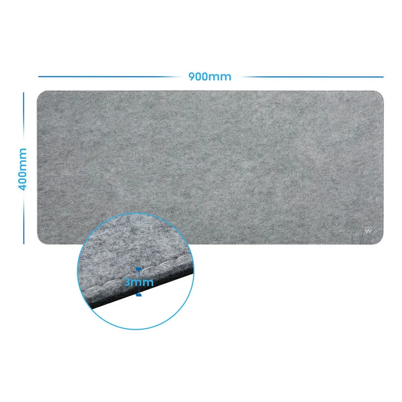 ALFOMBRILLA RATON EWENT EW3185 EXTRAGRANDE GRIS - foto 3