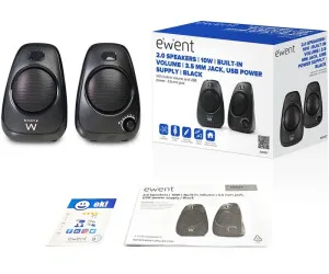 ALTAVOCES EWENT EW3527 10W USB2.0 NEGRO - foto 4