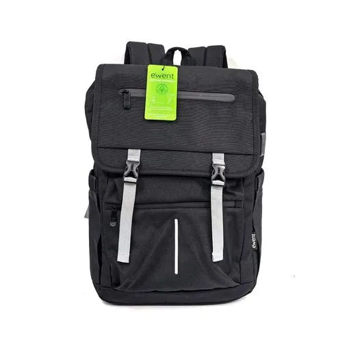 MOCHILA EWENT EW2537 16.1 VINTAGE UNISEX IMPERMEABLE NEGRO - foto 3