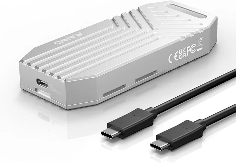CARCASA EWENT PARA SSD USB4 40GBPS M.2 NVME PCIE