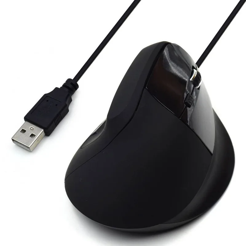 Raton Vertical Ewent Ew3157 1800DPI Ergonomico Optico USB Negro - foto 2