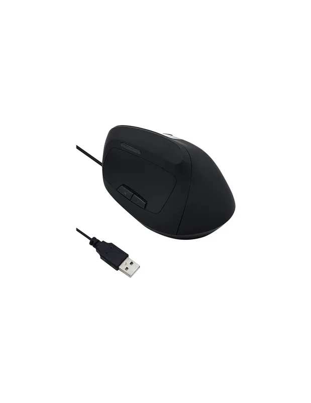 Raton Vertical Ewent Ew3157 1800DPI Ergonomico Optico USB Negro - foto 3