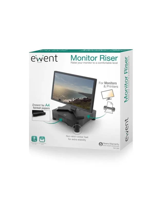 SOPORTE MONITOR EWENT EW1280 NEGRO - foto 2
