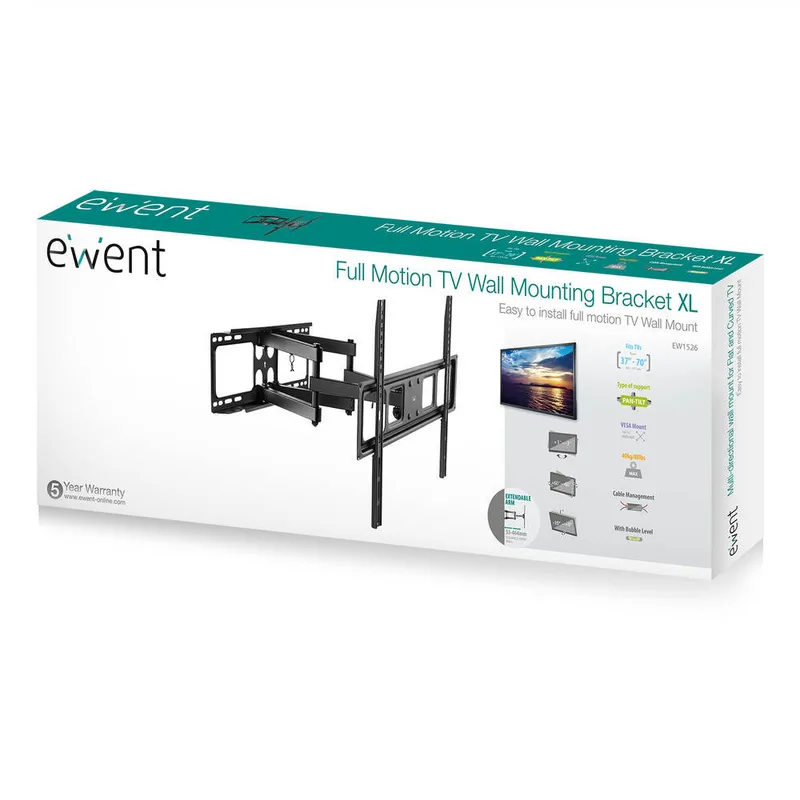 SOPORTE PARED MONITOR/TV EASY TURN 37/70 MAX.40KG MULTI-DIRECCIONAL