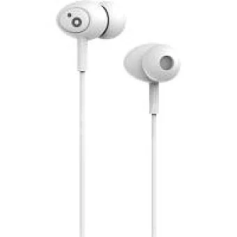 AURICULAR SUNSTECH BOTÃ“N 1.2M C/MICROFONO BLANCO