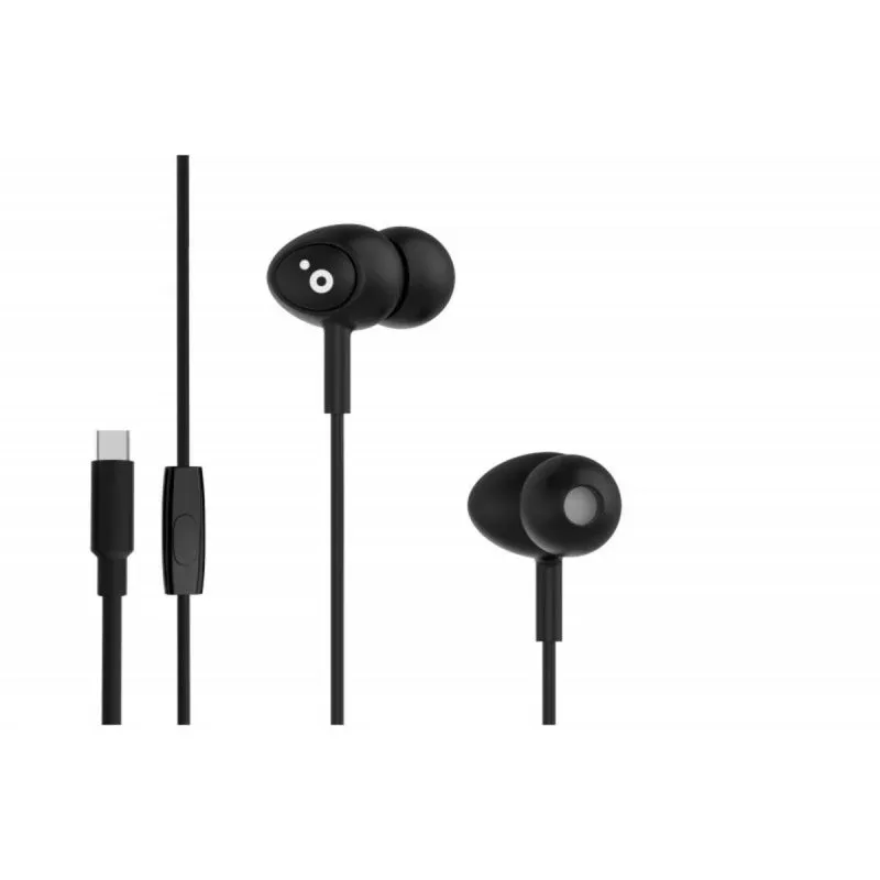 AURICULAR SUNSTECH BOTÃ“N 1,2M C/MICROFONO NEGRO